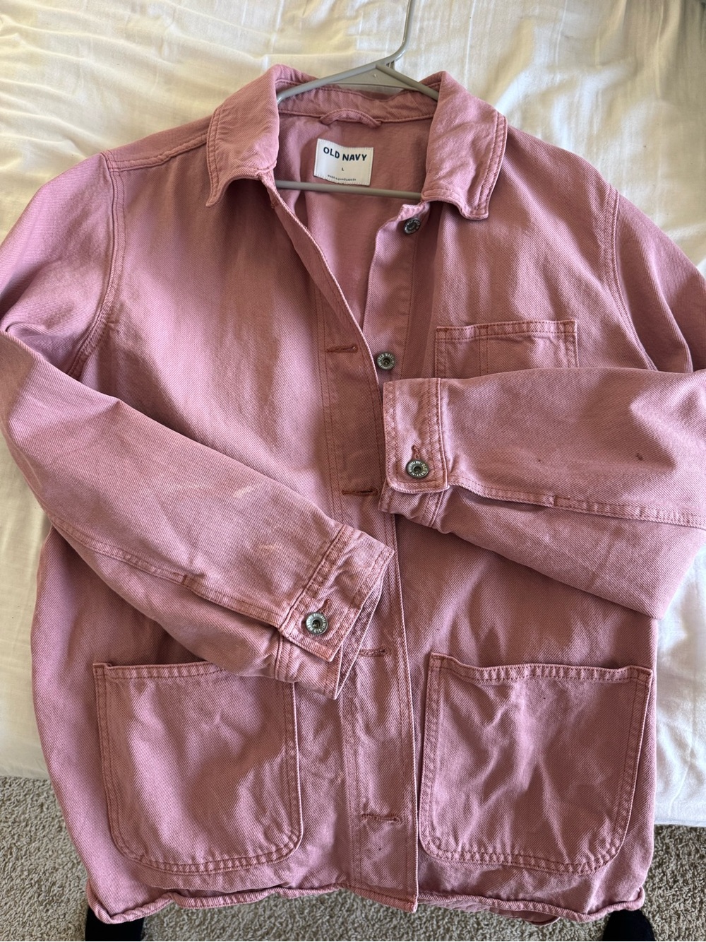 Old Navy Dusty Rose Jean Jacket